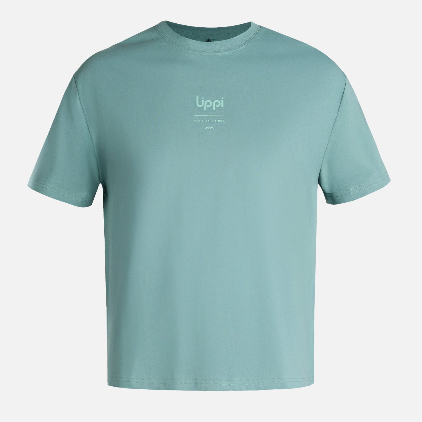 Polera Teen Boy Mountain Trip Oversize T-Shirt Turquesa Lippi