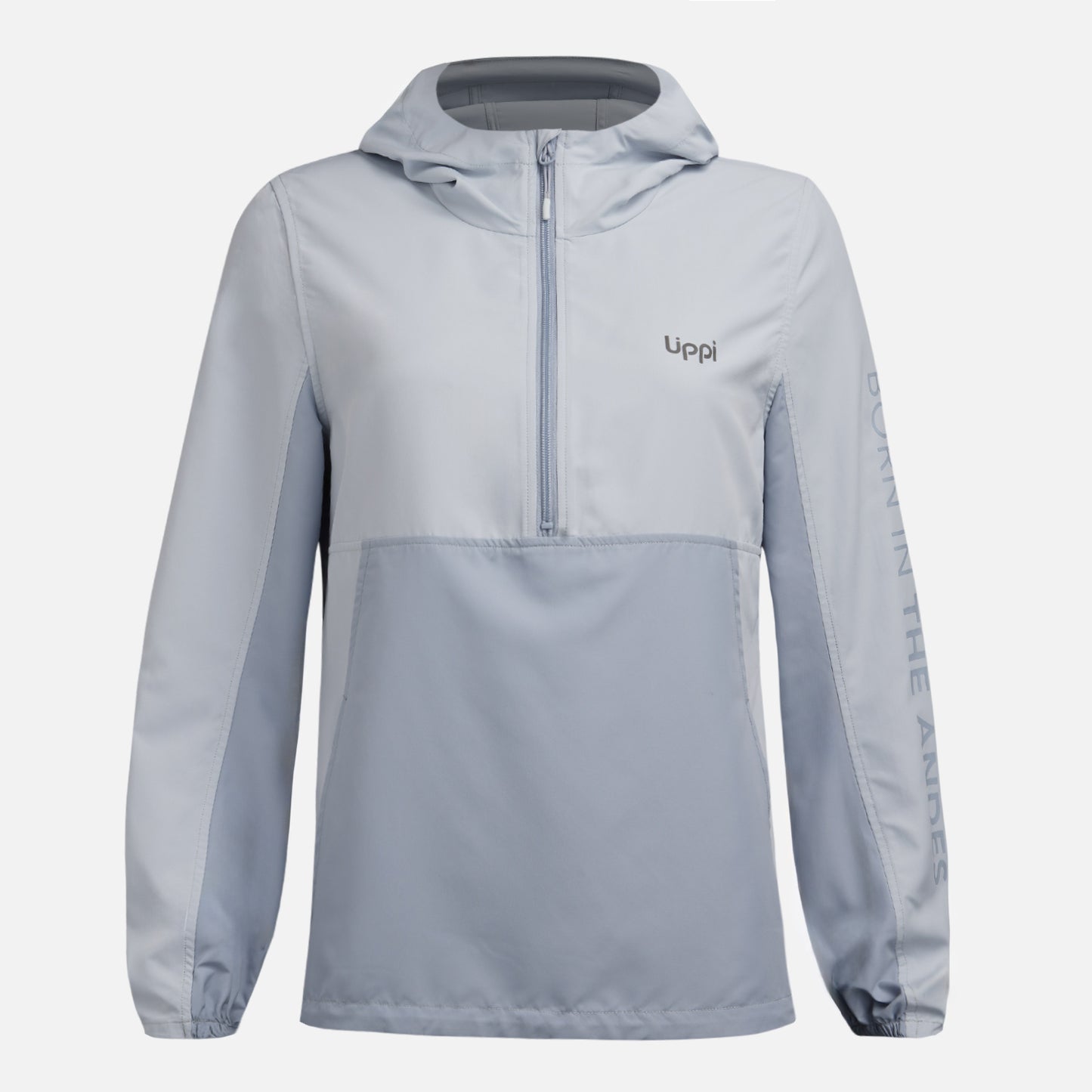 Chaqueta Mujer Nightfall Windbreaker 1/4 Zip Hoody Jacket Celeste Lippi