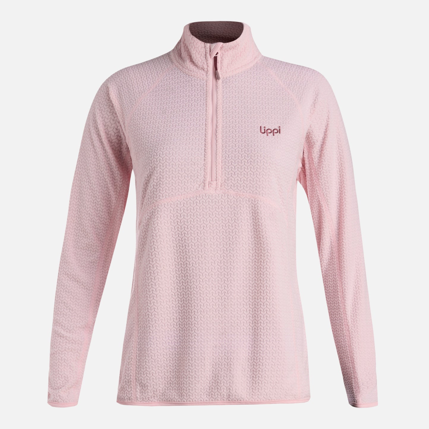 Polerón Mujer Jacaranda Nano-F 1/4 Zip Rosa Claro Lippi