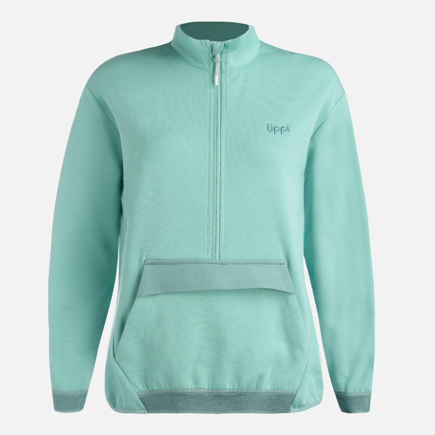 Polerón Mujer DownStreet 1/4 Zip Sweatshirt Turquesa Lippi