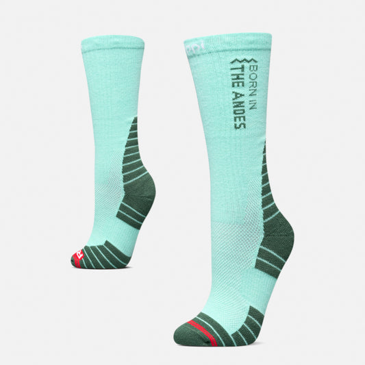 Calcetines Mujer Trekking Light Socks Verde Agua Lippi