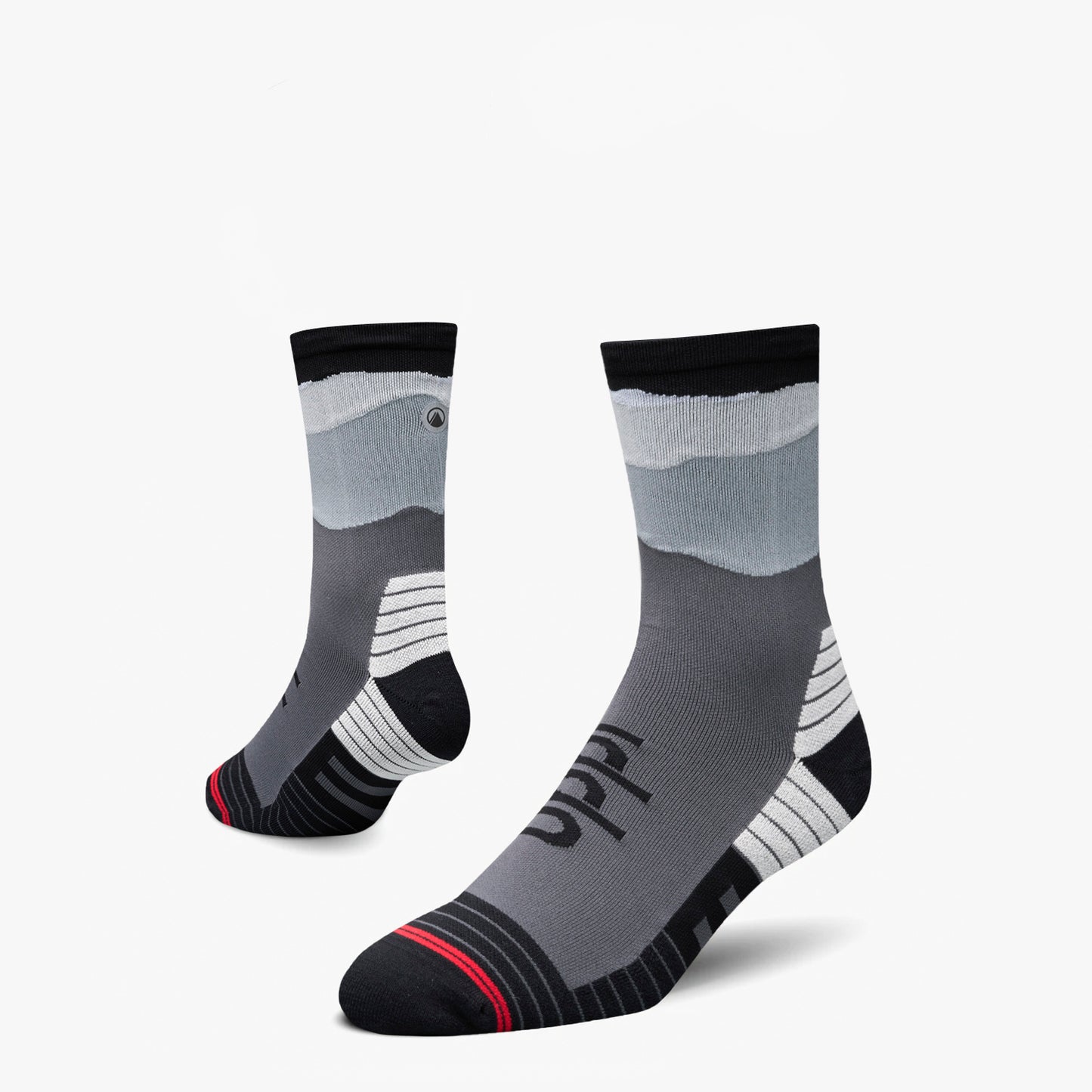 Calcetín Hombre Andes Run Socks Mid Negro Lippi
