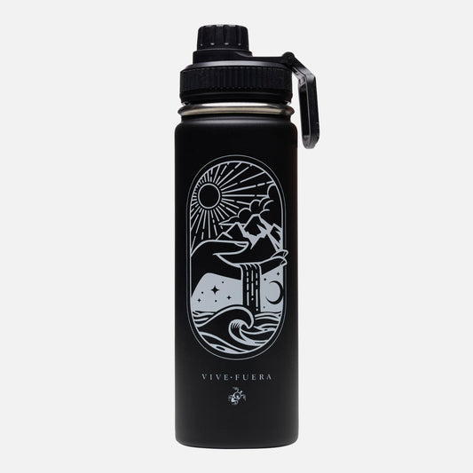 Botella  Esport Negro Haka Honu