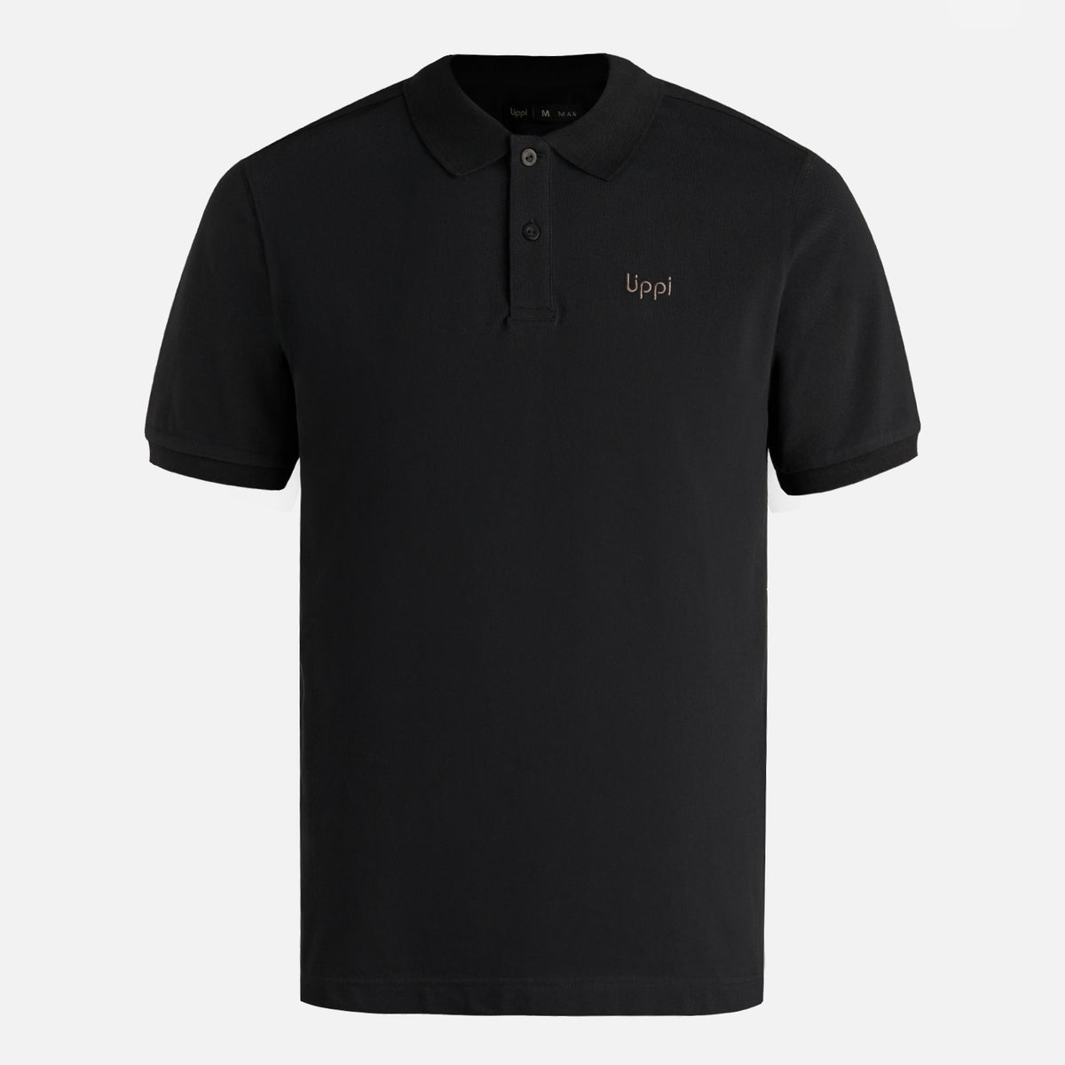 Polera Hombre First Class Elastic Polo Negro Lippi