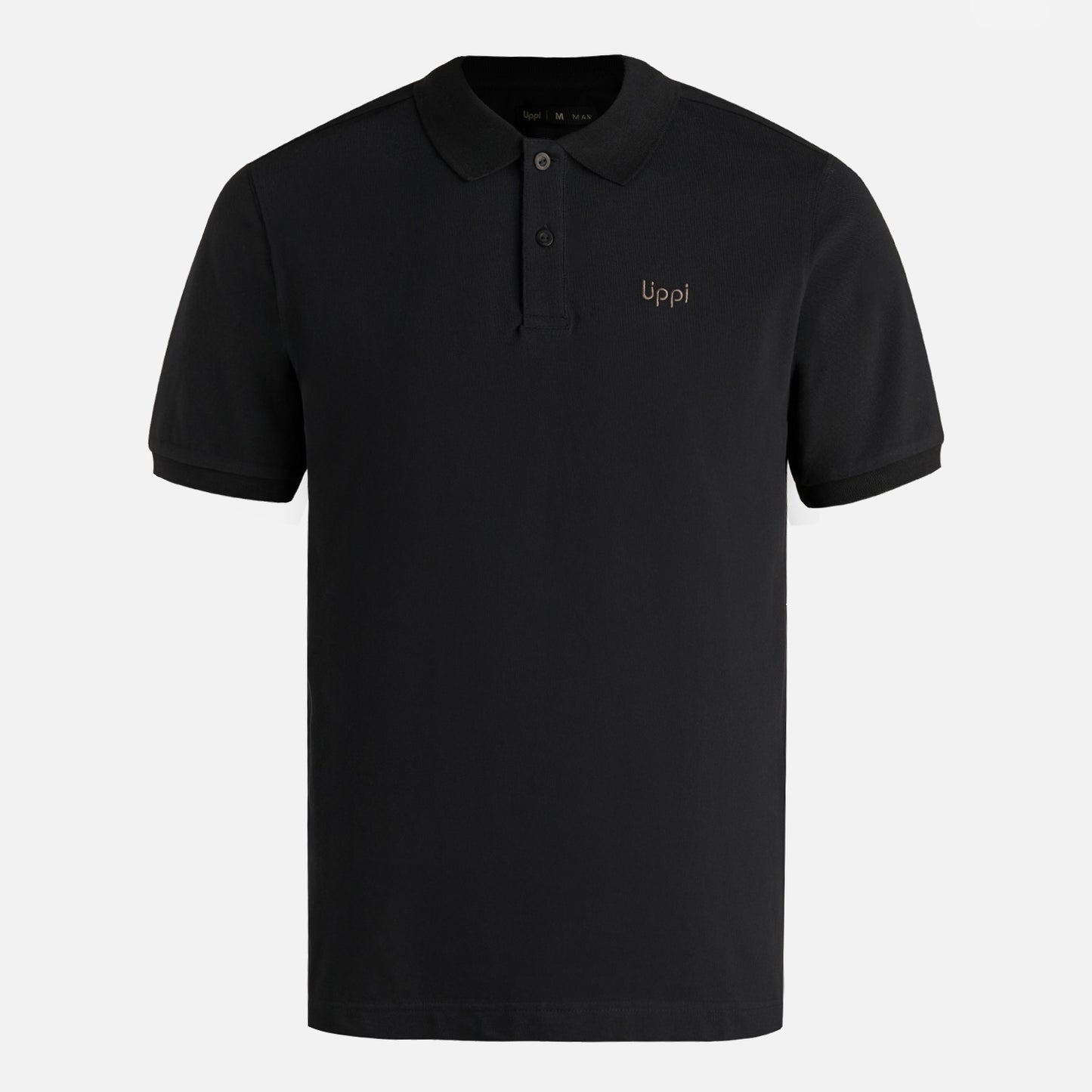 Polera Hombre First Class Elastic Polo Negro Lippi