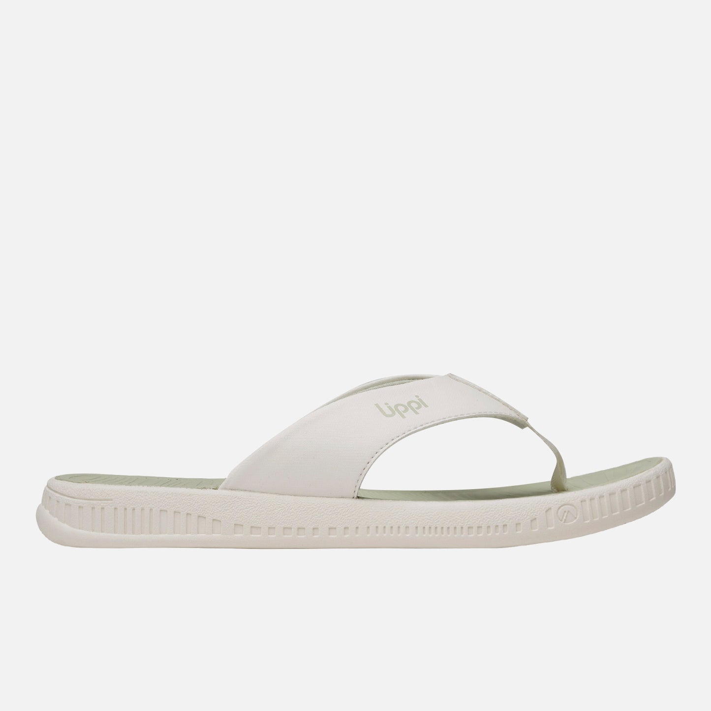 Sandalia Mujer Take Go Crema / Verde Lippi