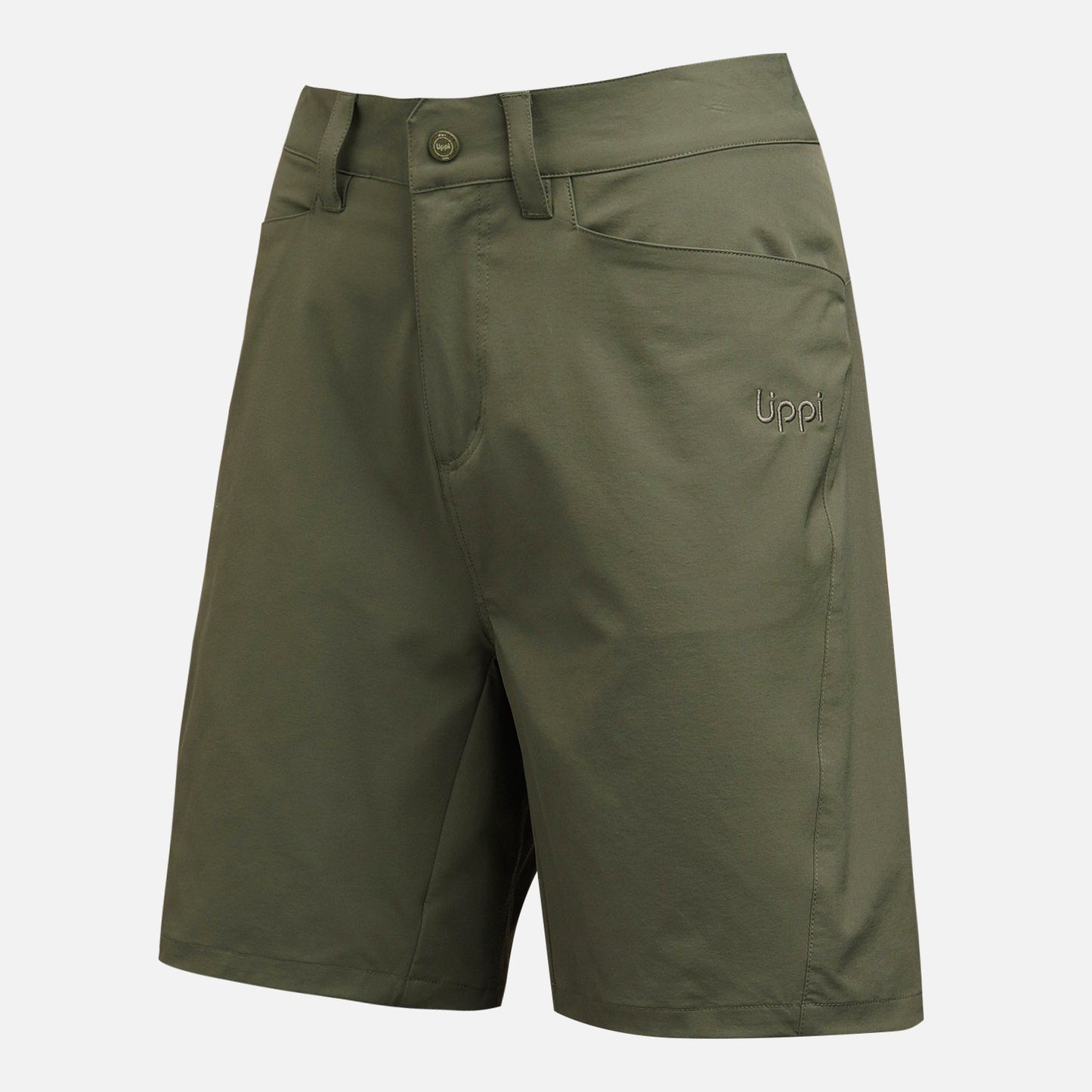 Short Mujer Puretrek Q-Dry Shorts Verde Musgo Lippi