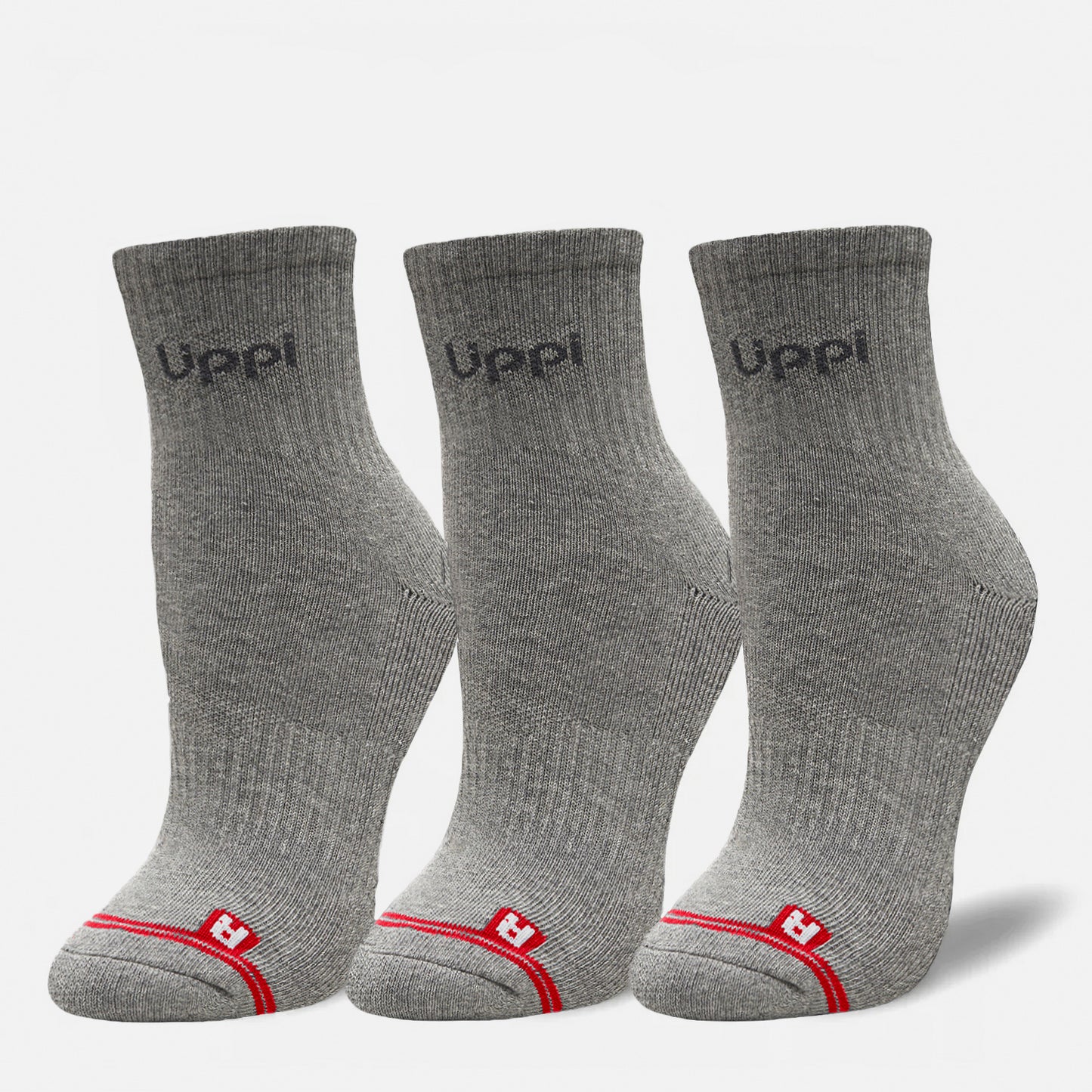 Calcetines Logo Lippi Pack Short Gris Lippi