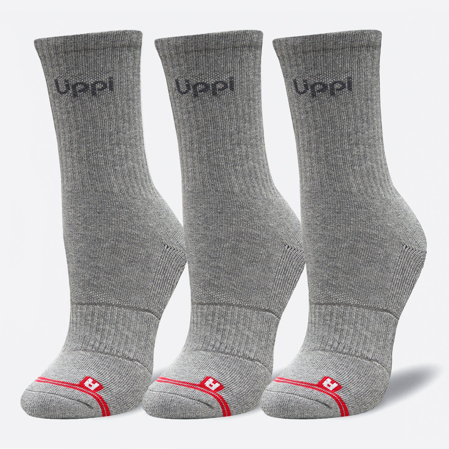 Calcetines Logo Lippi Pack Mid Gris Lippi