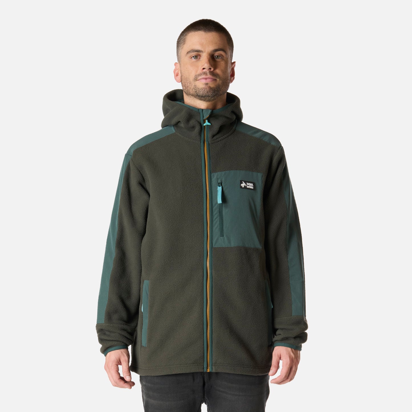 Polar Hombre Traro Verde Militar Haka Honu