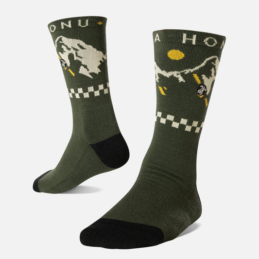 Calcetines Hombre Arriero Verde Militar Haka Honu