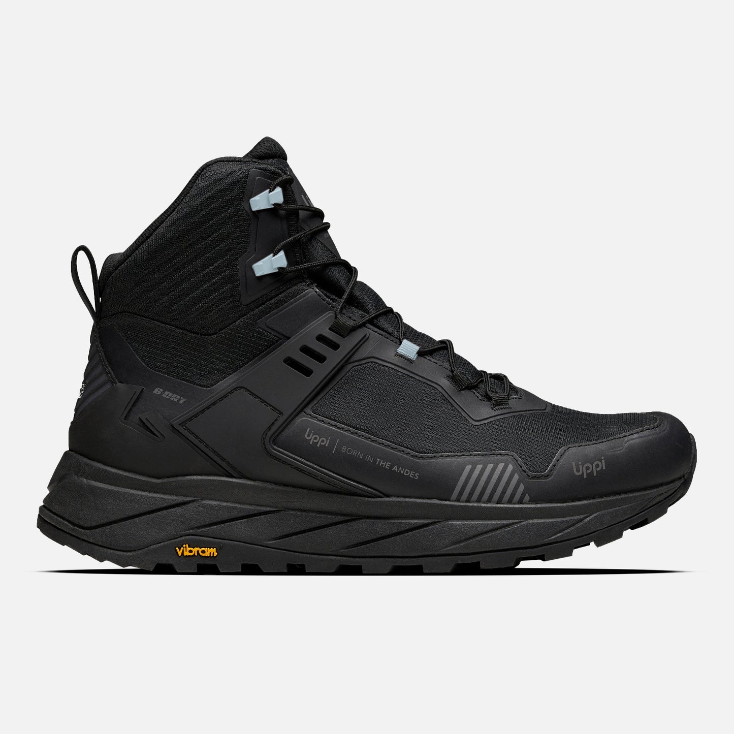 Zapatilla Mujer Atlas Mid Negro / Celeste Lippi