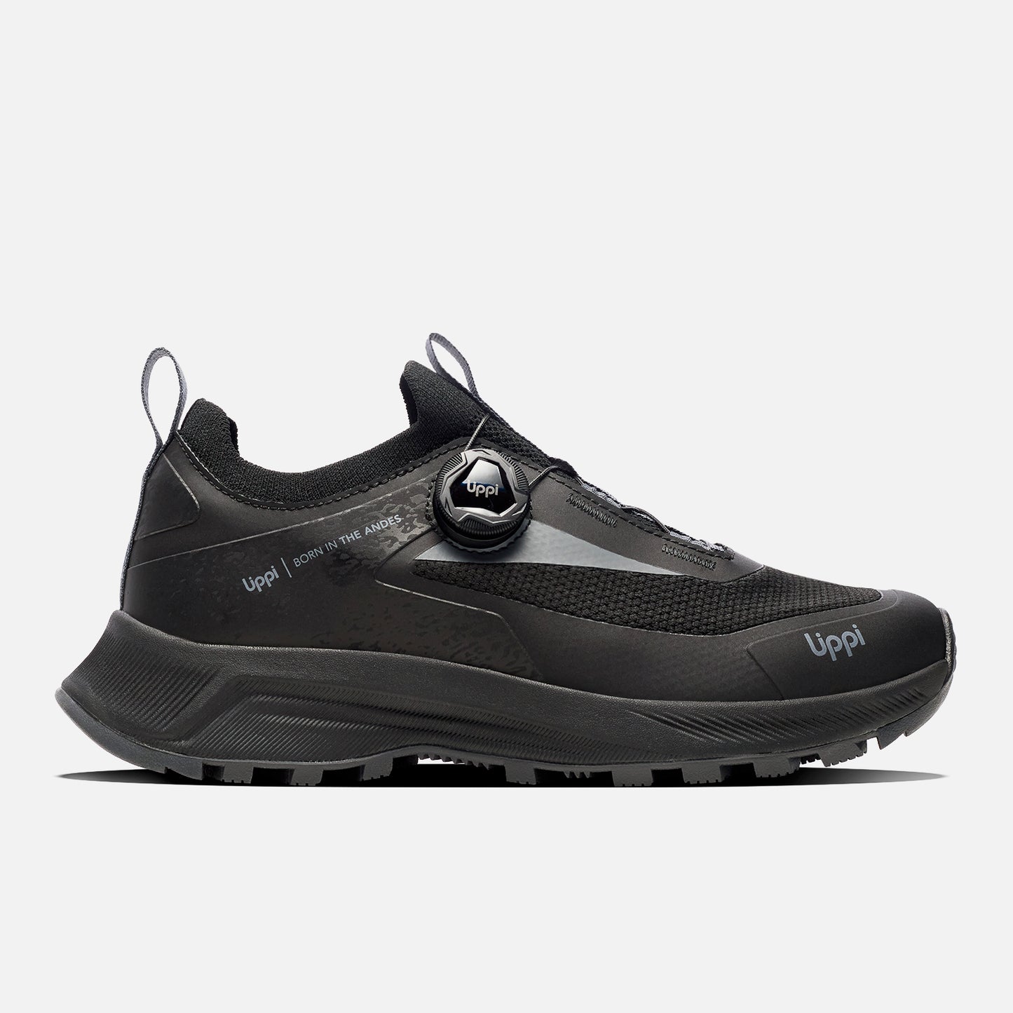 Zapatilla Mujer Light Knit Twist Negro Lippi