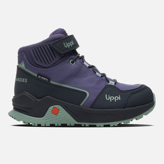 Zapatilla Niña Motion Mid Kids B-dry Violeta Lippi