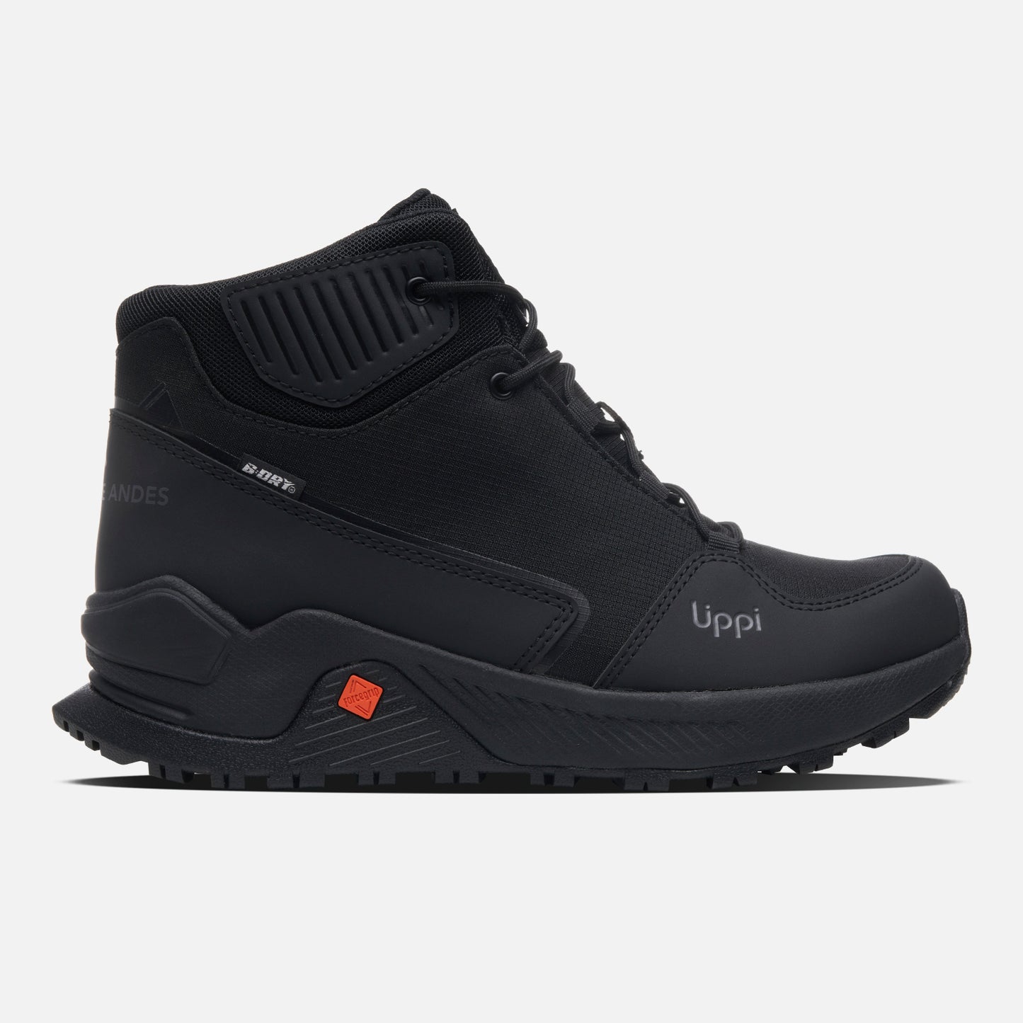 Zapatilla Teen Unisex Motion Mid Teen B-dry Negro Lippi