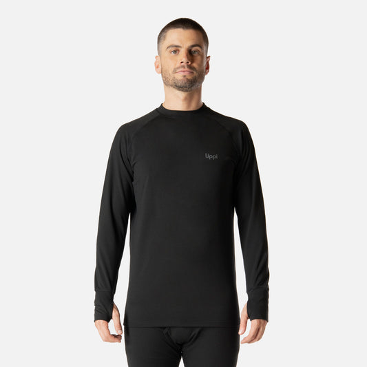 Primera Capa Hombre Skintec Warm Top Negro Lippi