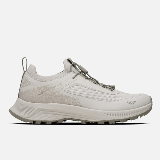 Zapatilla Mujer Light Knit Gris Claro Lippi