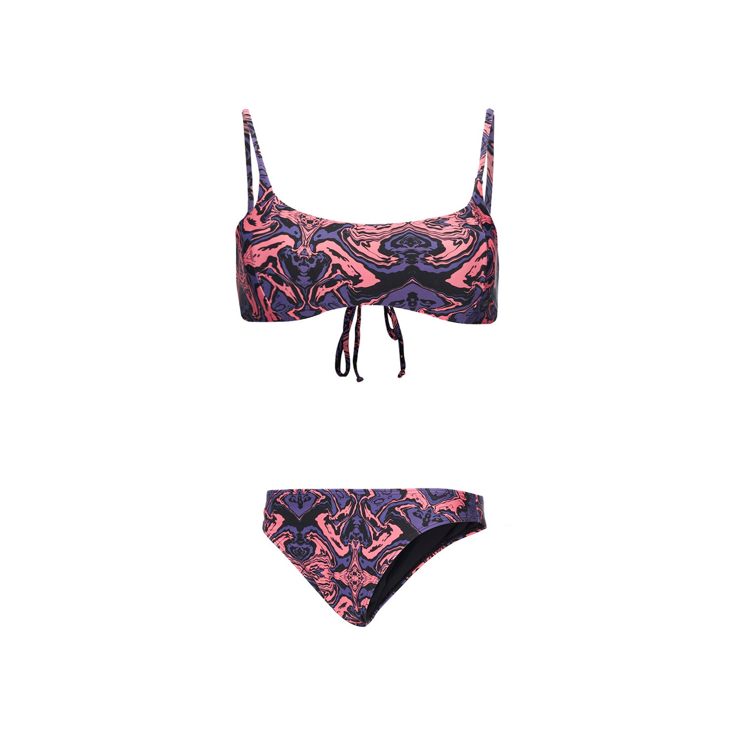 Traje de Baño Mujer Sirena Print Morado Haka Honu