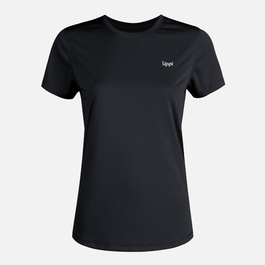 Polera Mujer Core Q-Dry T-Shirt Negro Lippi
