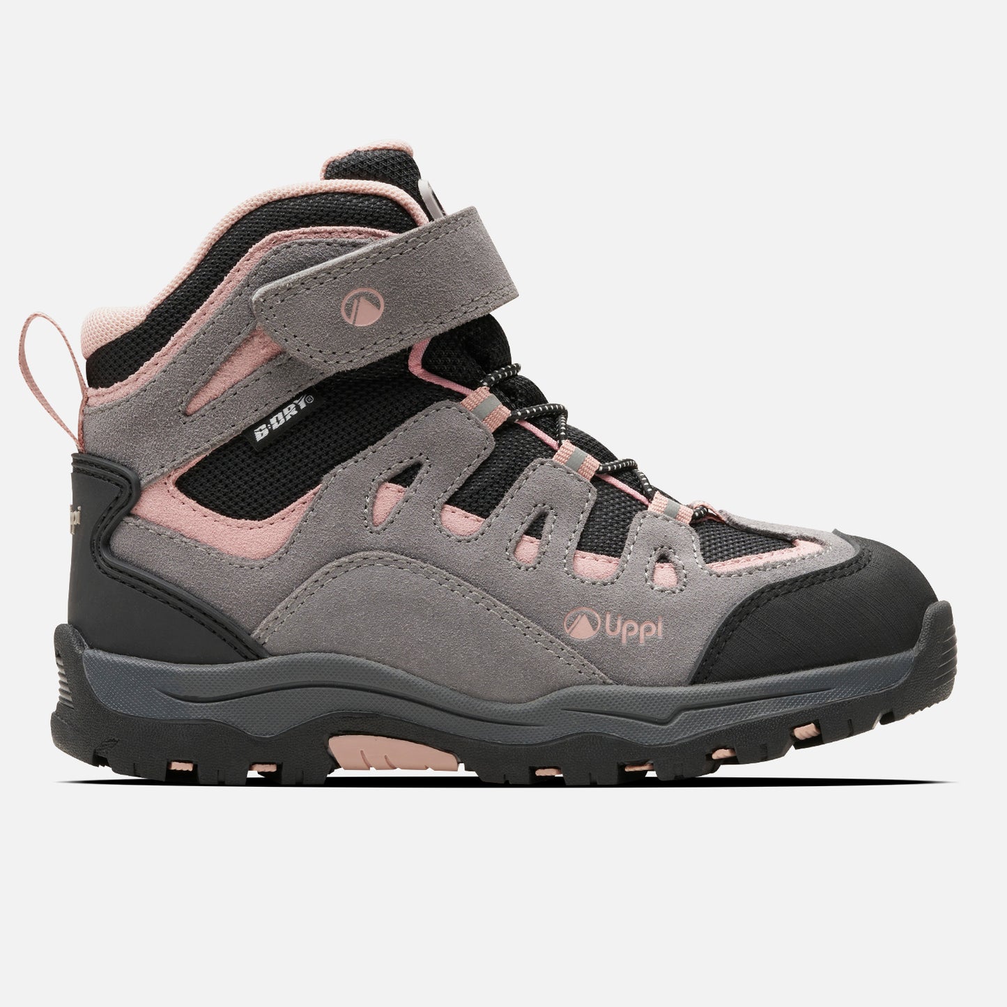 Botín Mujer Puelo Cs Hi Velcro Gris / Damasco Lippi