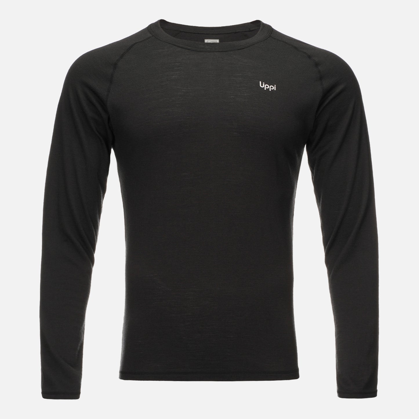 Primera Capa Hombre Skintec Merino Top Negro Lippi