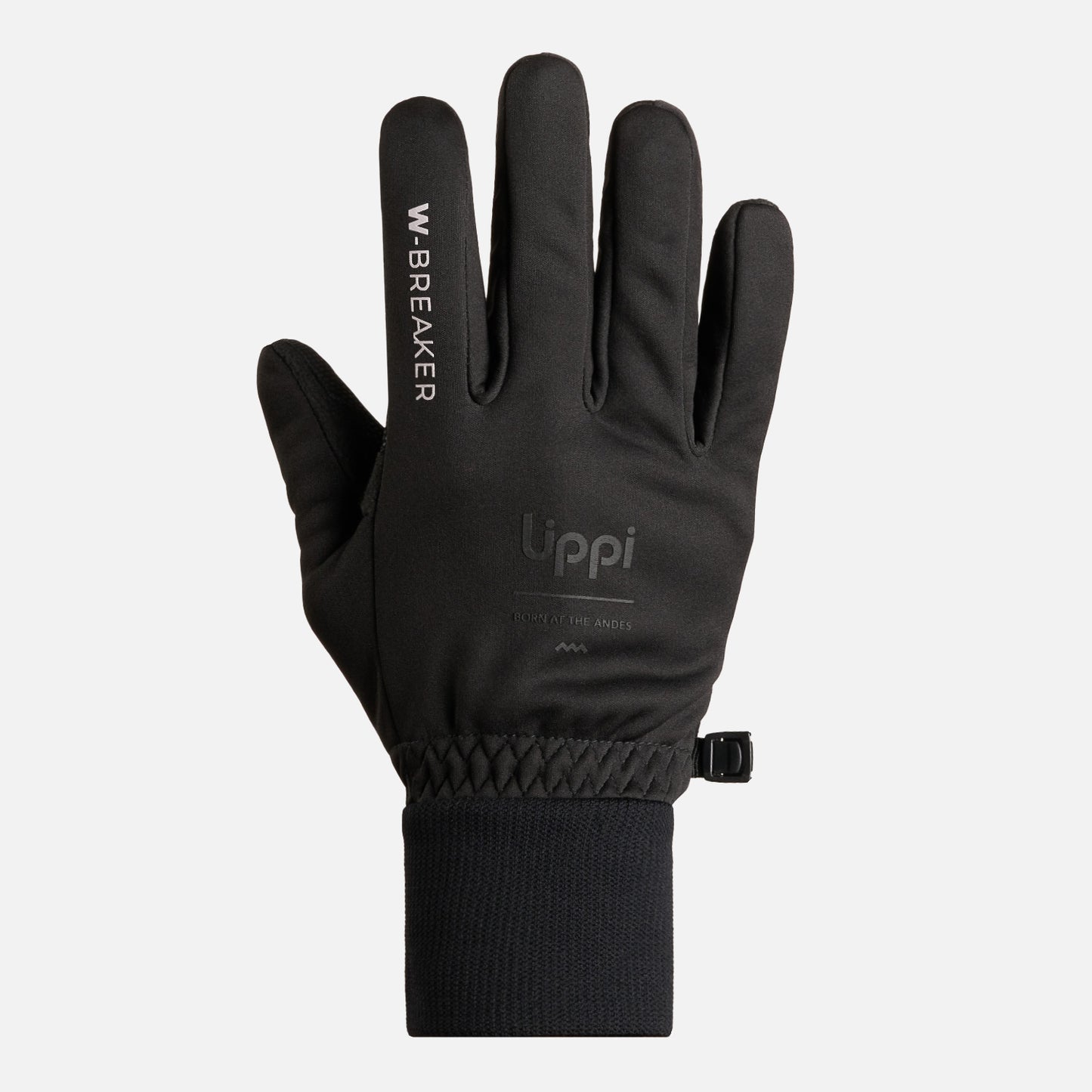 Guante Unisex Coldblock Softshell Glove Negro Lippi