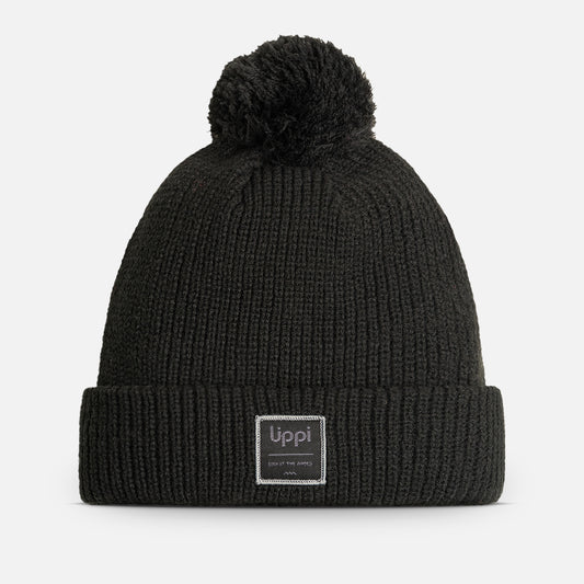 Gorro Unisex Fly Line Pom Blend-Pro Beanie Negro Lippi
