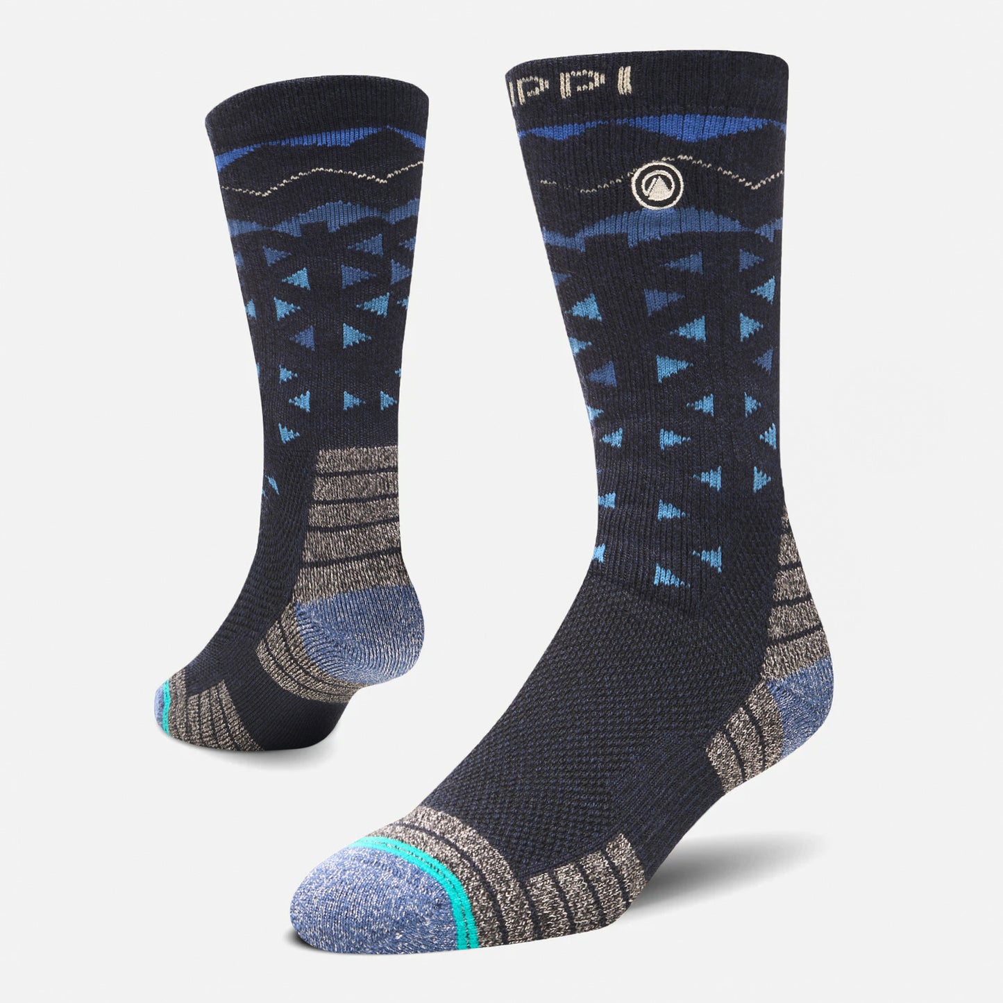 Calcetín Hombre Trekking Warm Socks Azul Marino Melange Lippi