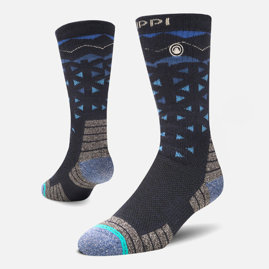 Calcetín Hombre Trekking Warm Socks Azul Marino Melange Lippi