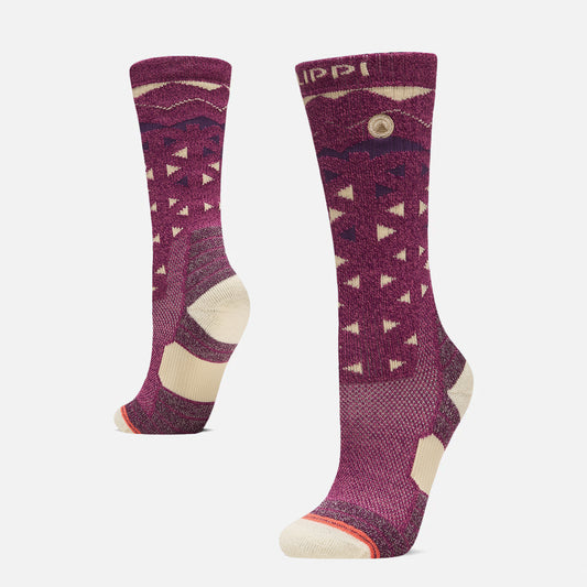 Calcetín Mujer Trekking Warm Socks Rosado Melange Lippi