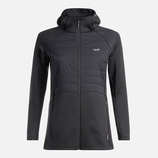Poleron Mujer ColdMove WindBreaker SteamPro Hoody Jacket Negro Lippi