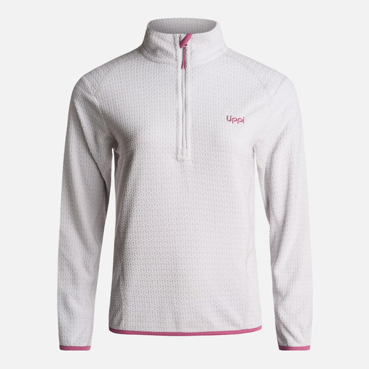 Poleron Teen Girl Mild Nano-F 14 Zip Gris Calido Lippi