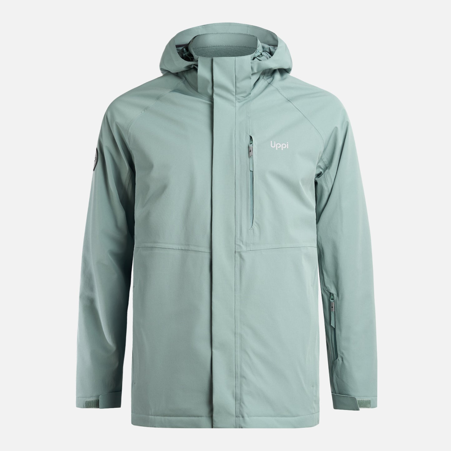 Chaqueta Hombre Andes B-Dry Hoody Jacket Jade Oscuro Lippi