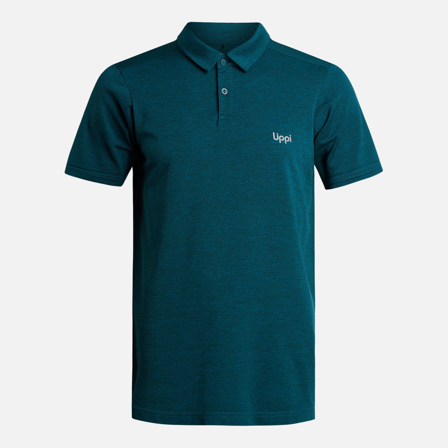 Polera Hombre B-Classic Seamless Polo Petroleo Melange Lippi