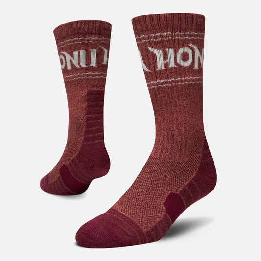 Calcetines Mujer Sendero Burdeo Haka Honu