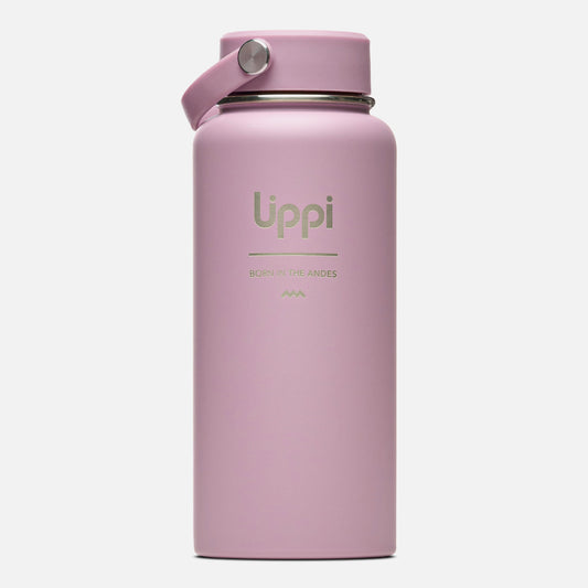 Botella Light Steel Wide Top Bottle 950 ML Rosa Oscuro Lippi