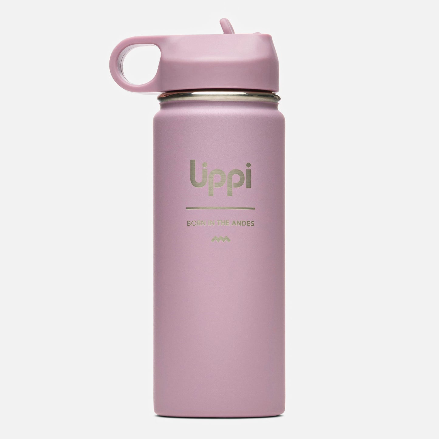 Botella Light Steel Sport Top Bottle 550 ml Rosa Lippi
