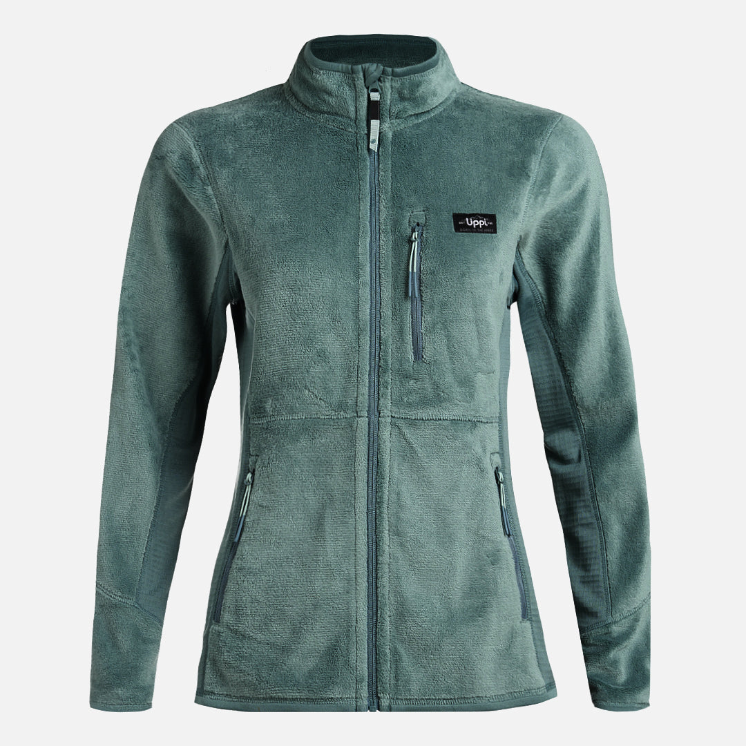 Polar Mujer Numan Shaggy-Pro Jacket Petroleo Lippi