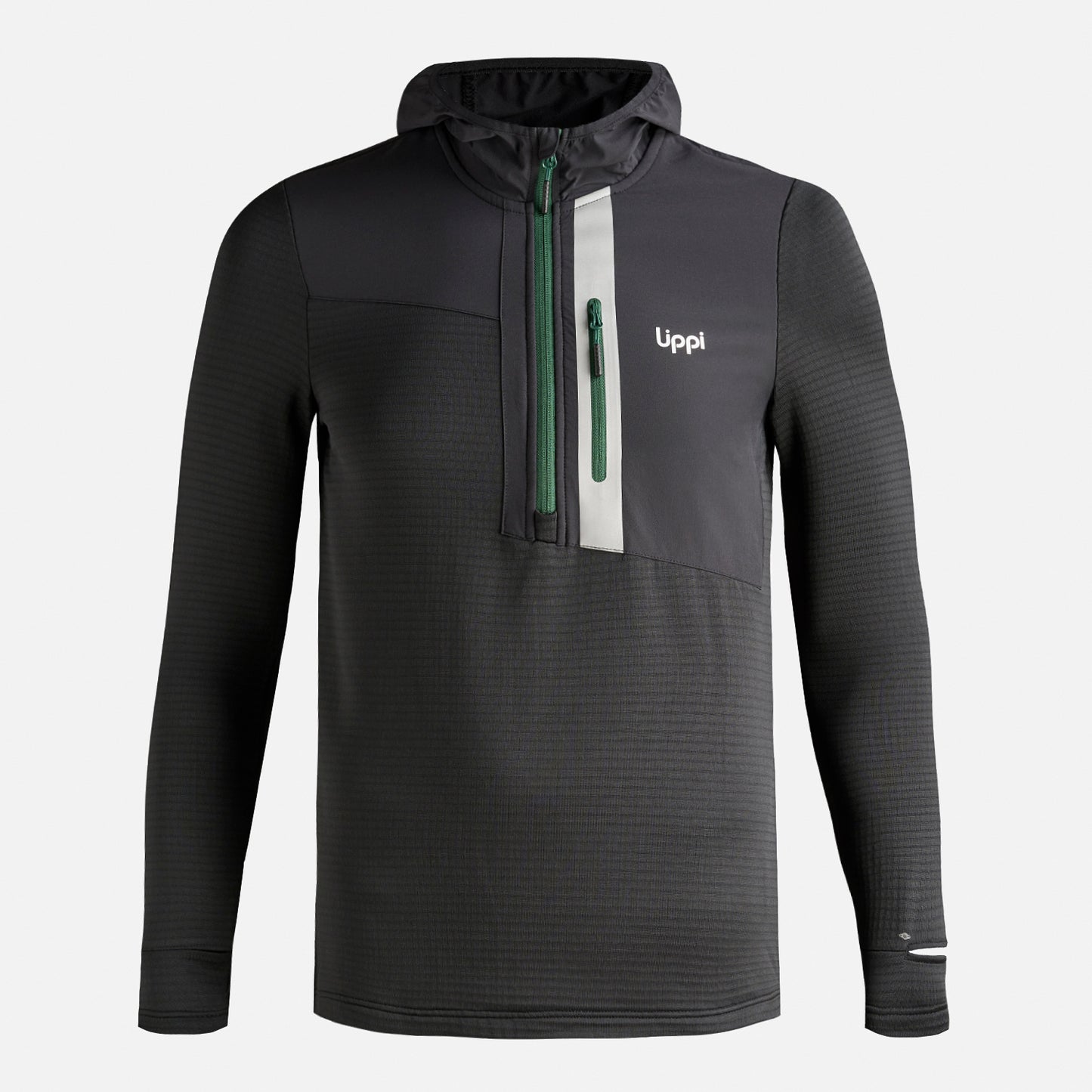 Polerón Teen Boy Karova 14 Zip Hoody Negro Lippi