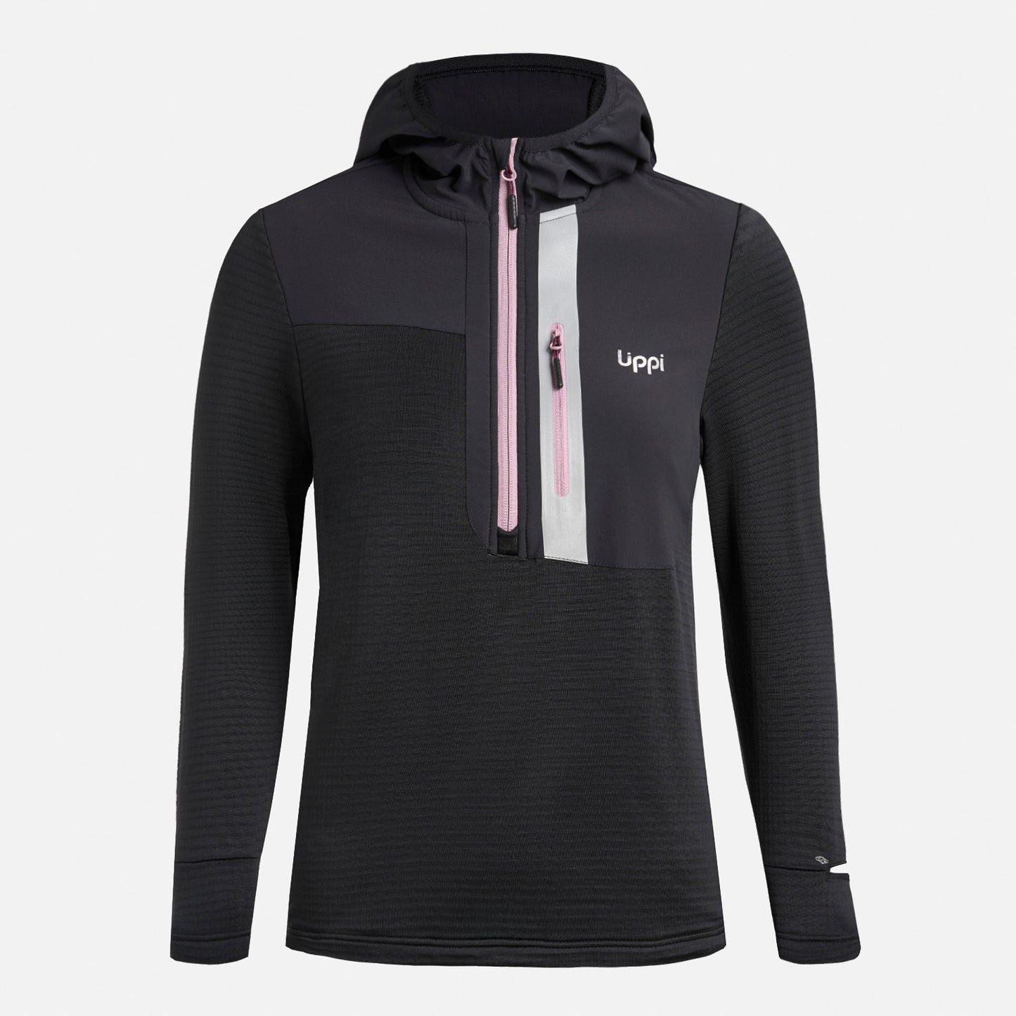 Polerón Teen Girl Karova 14 Zip Hoody Negro Lippi