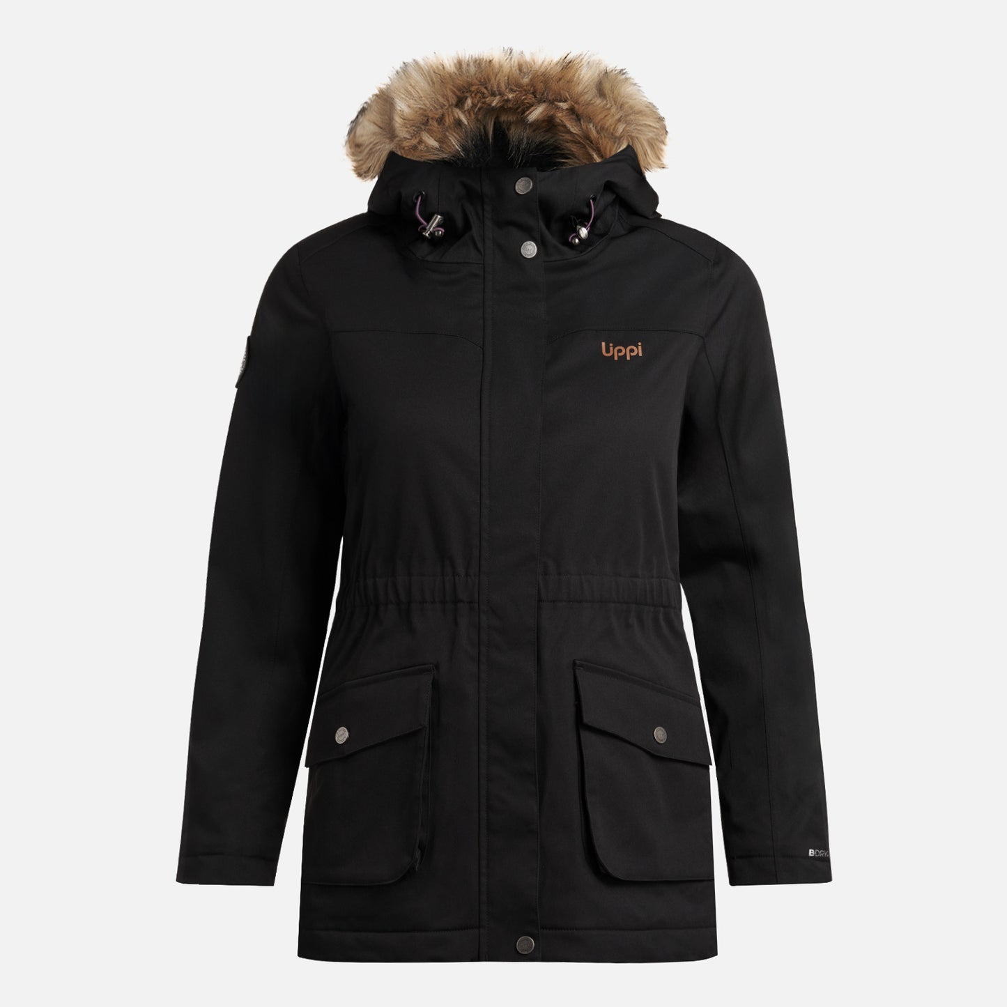 Chaqueta Teen Girl Roble B-Dry Hoody Jacket Negro Lippi