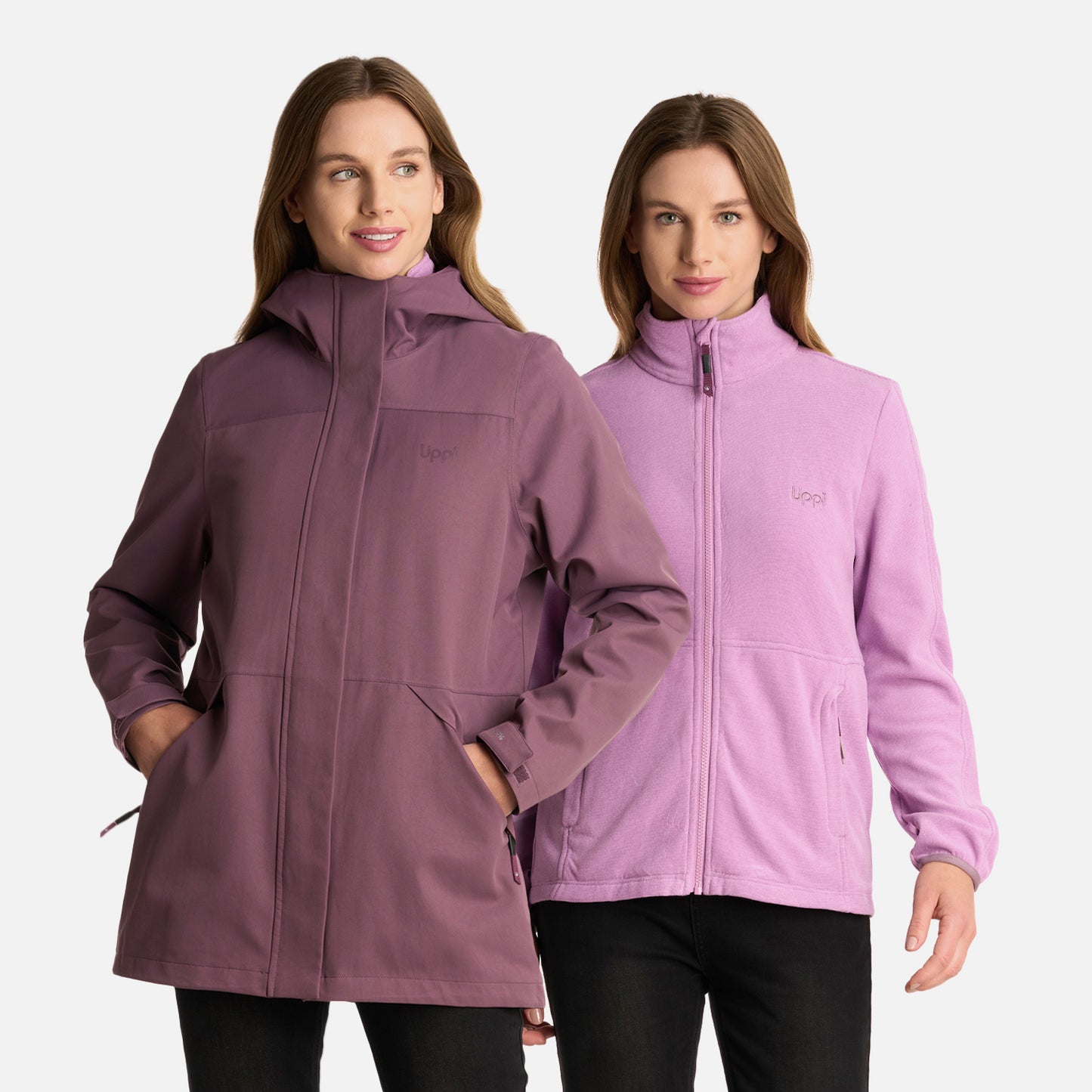 Chaqueta Mujer Lake Fusion 3 B-Dry Jacket Morado Lippi