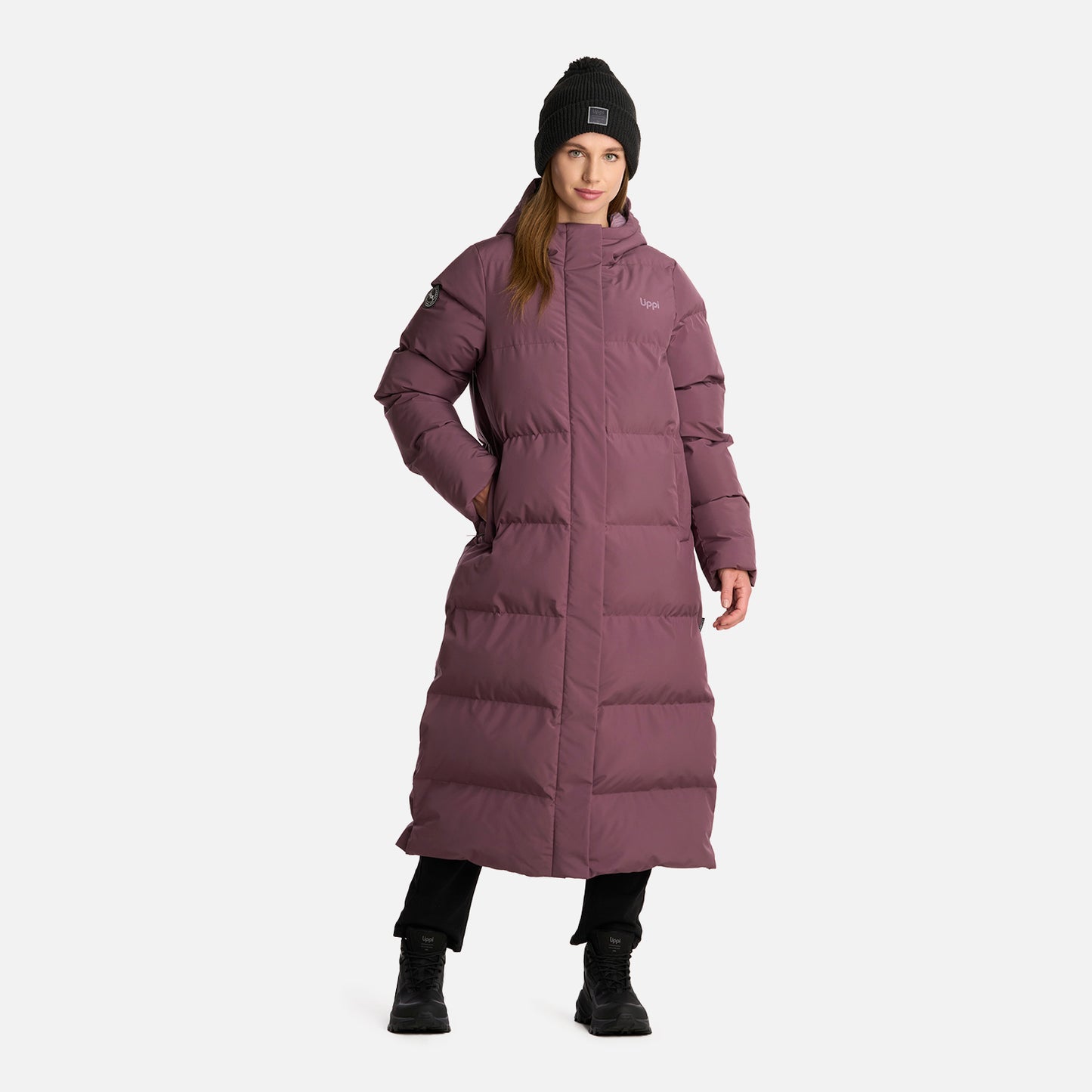 Chaqueta Mujer Long And Warm Steam-Pro Hoody Jacket Morado Lippi