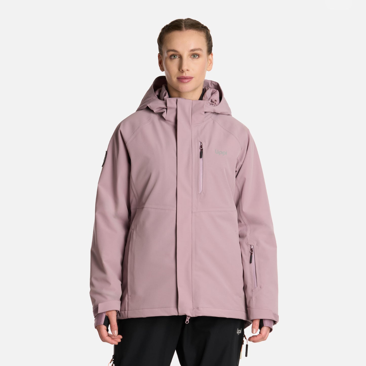 Chaqueta Mujer Andes B-Dry Hoody Jacket Malva Lippi