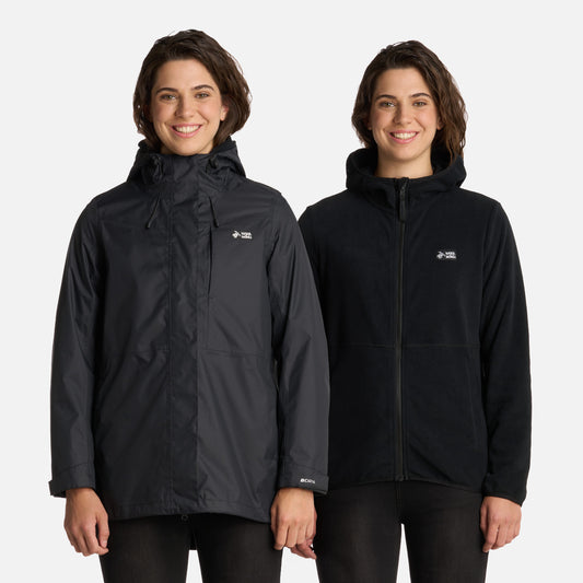 Chaqueta Mujer Corteza Negro Haka Honu