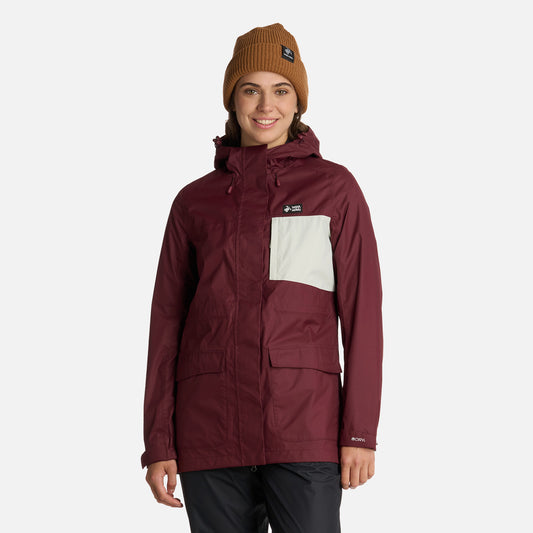 Chaqueta Mujer Kauai Burdeo Haka Honu