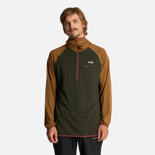 Polerón Hombre Taina Pro Verde Militar Haka Honu