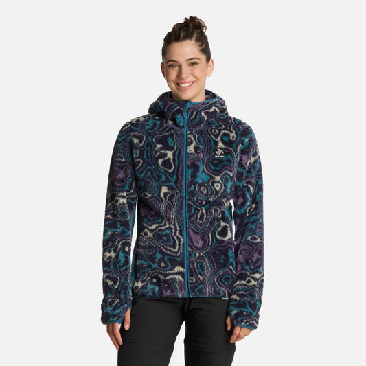 Polerón Mujer Calur-oso Print Petroleo Haka Honu