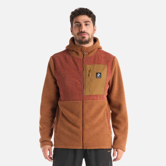 Polerón Hombre Puerto Cafe Pardo Haka Honu