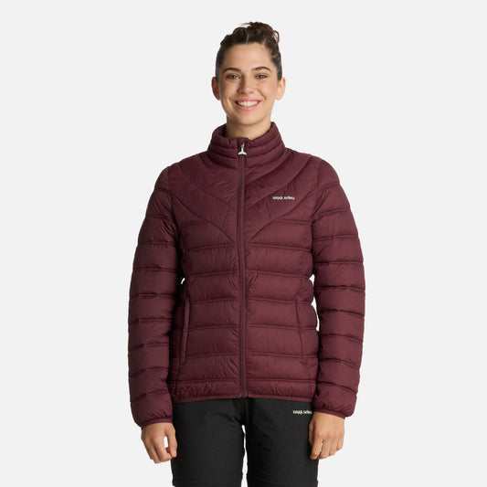 Chaqueta Mujer Ultraliviana Burdeo Haka Honu